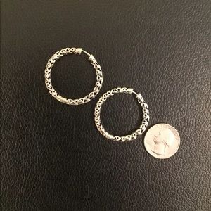 Sterling Silver Hoops